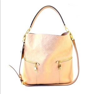Louis Vuitton melie leather hobo bag
